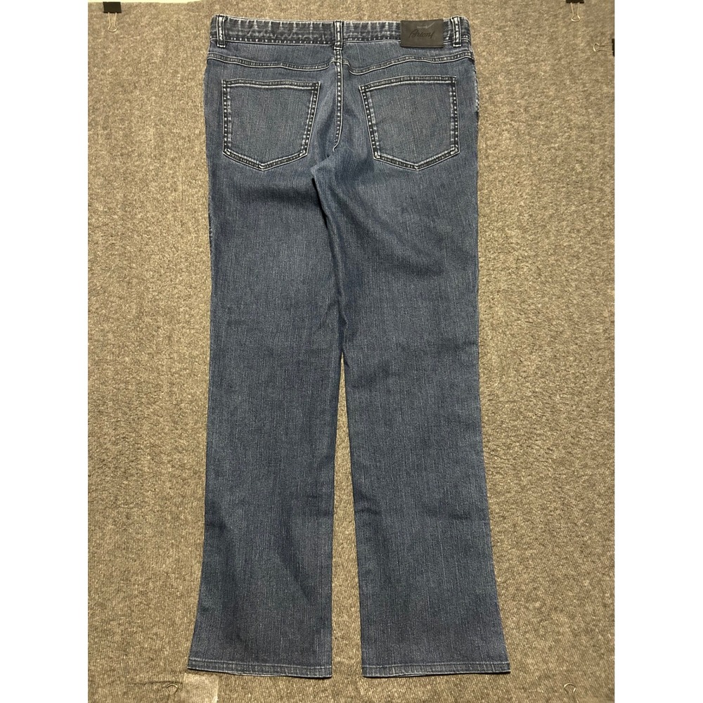 Brioni jeans straight mens designer cotton fit 37X32 tag 37) casual